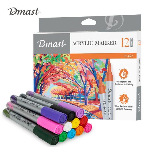 SET Markera 1/12 na vodenoj bazi EC352 Dmast Pebeo Art Acrylic Marker, Deli