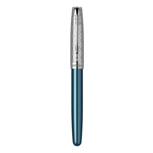 Nalivpero Parker Royal Sonet Metal Blue CT M - Image 2