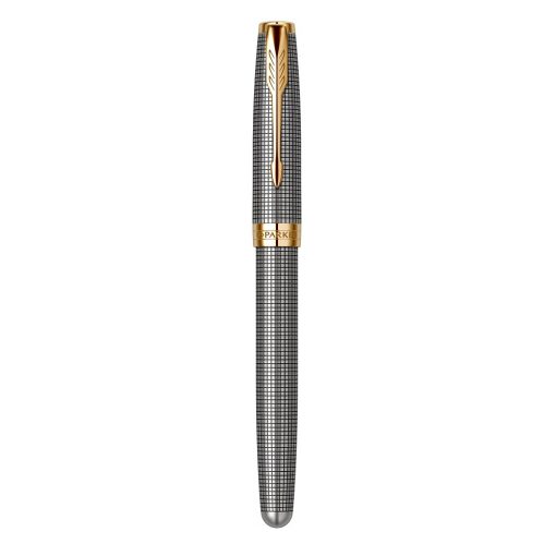 Nalivpero Parker Royal Sonet Silver Chisel GT M - Image 2