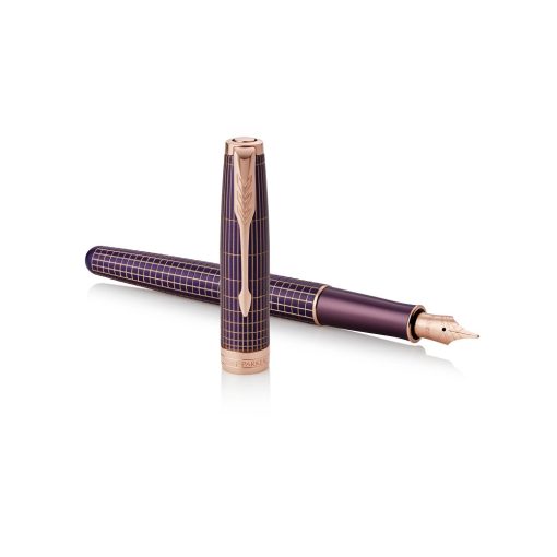 Nalivpero Parker Royal Sonet Silver Purple PGT F - Image 6