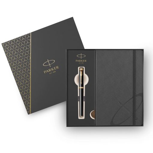 Parker poklon SET Royal Im Black GT - Nalivpero + Notes