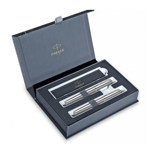 Parker poklon SET IM Stainless Steel CT - Roler + Nalivpero